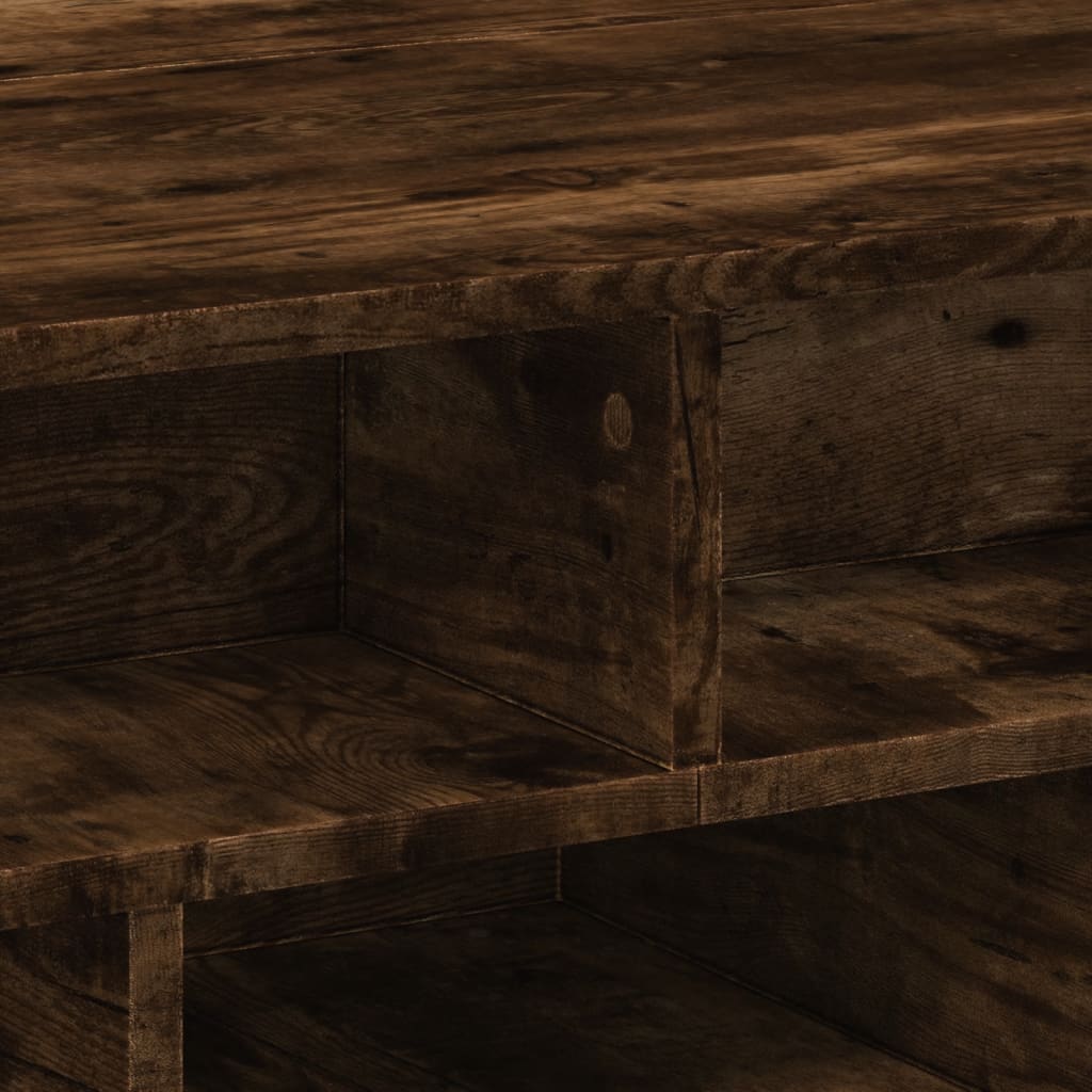 Salongbord Sofabord Røkt Eik 70x70x29 cm