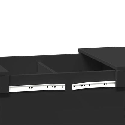 Salongbord Sofabord Svart 80x55x40 cm