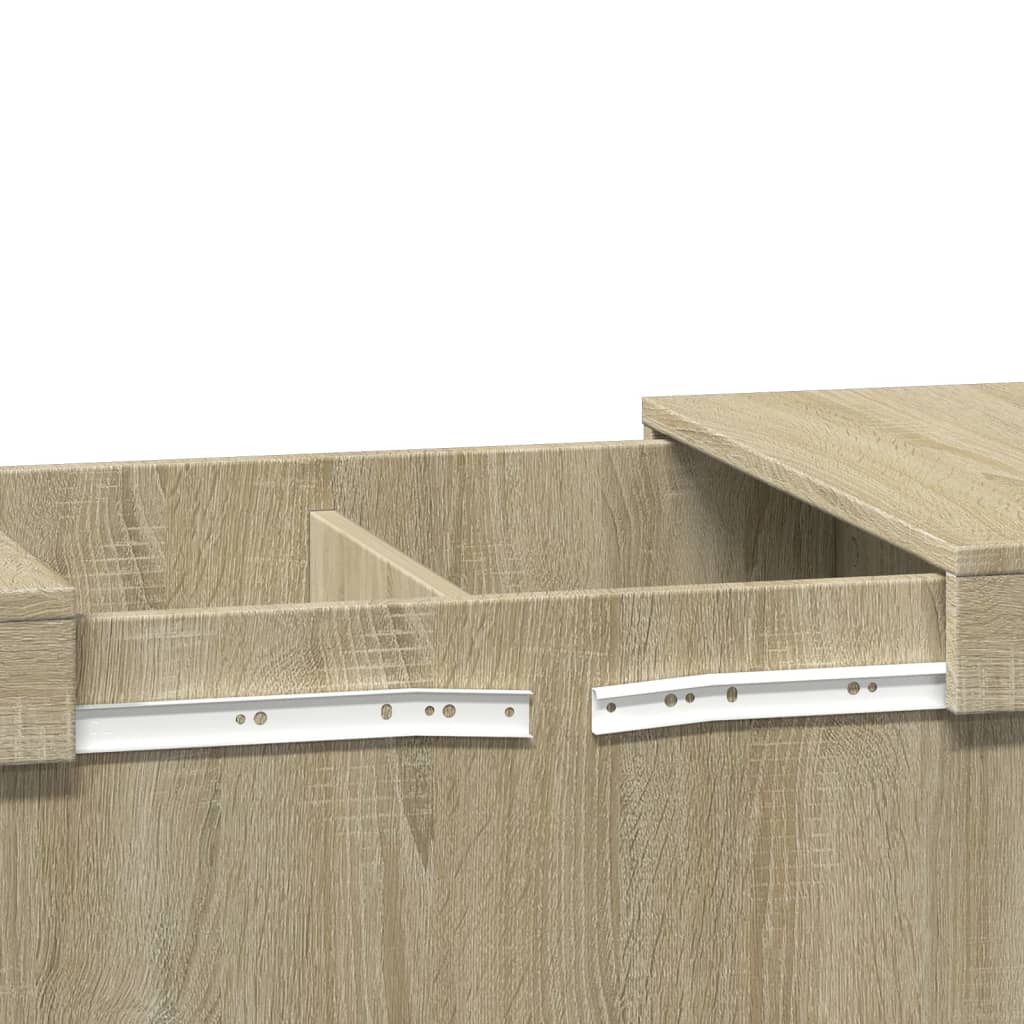 Salongbord Sofabord Sonoma Eik 80x55x40 cm