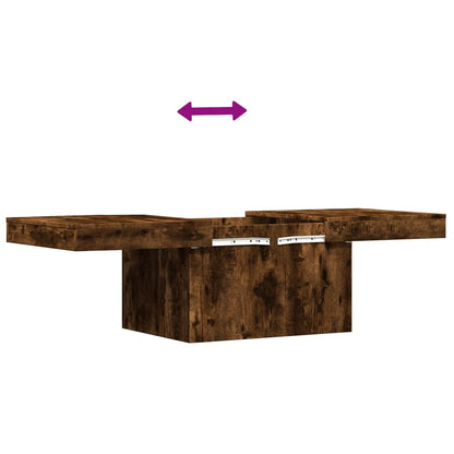 Salongbord Sofabord Røkt Eik 100x55x40 cm