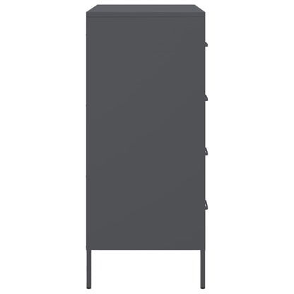 Kommode DIV. antrasitt 68x39x89 cm stål