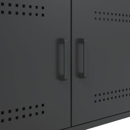 Salongbord Sofabord Svart 68x50x50,5 cm stål