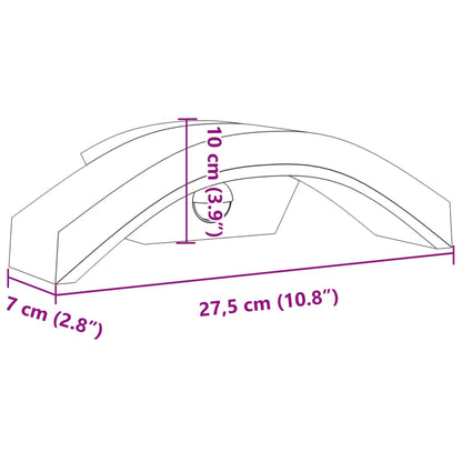 Hagebelysning Veggmonterte LED-utelampe med sensor svart støpt aluminium