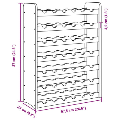 Vinstativ 67,5x25x87 cm heltre furu