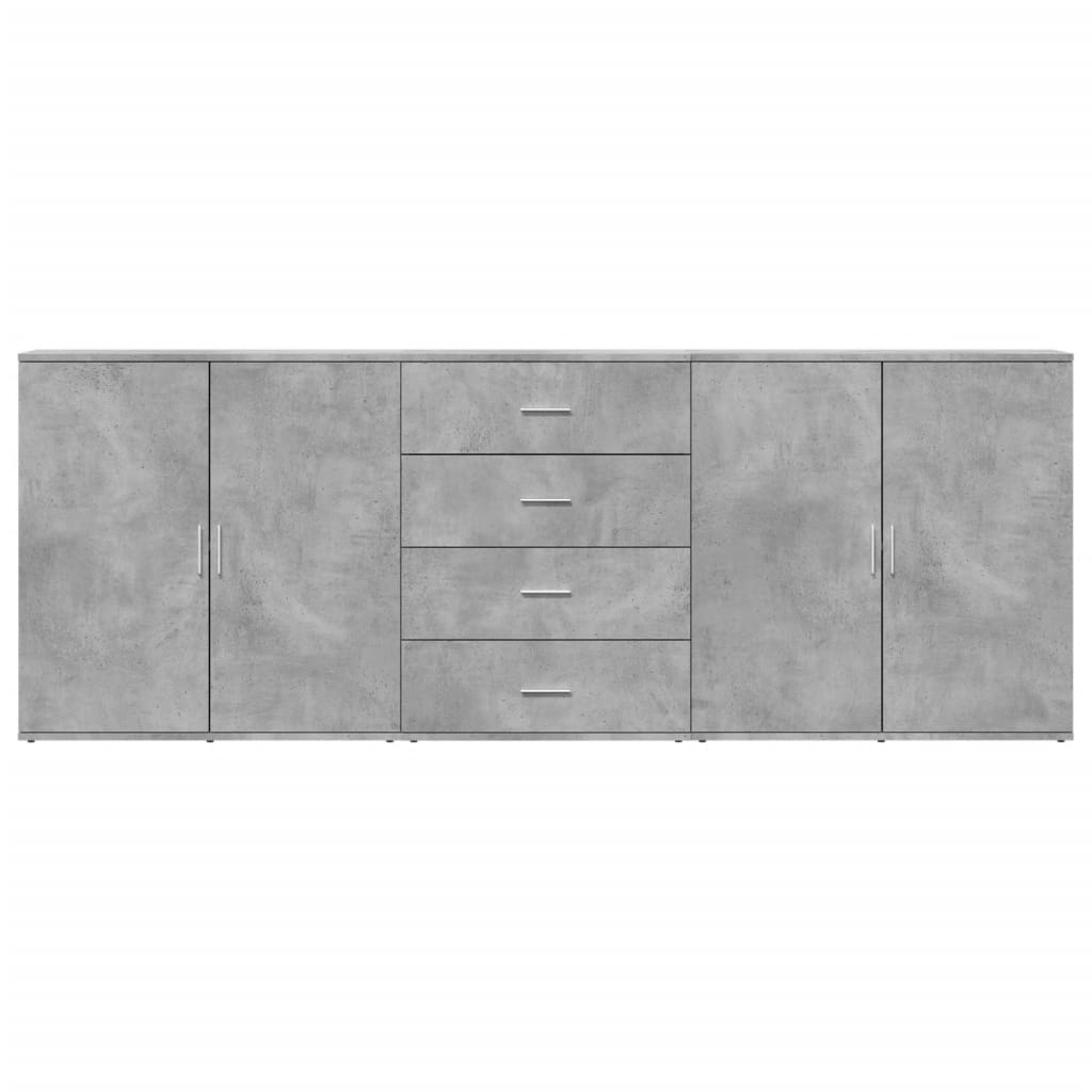 Skjenk Betonggrå 3 stk