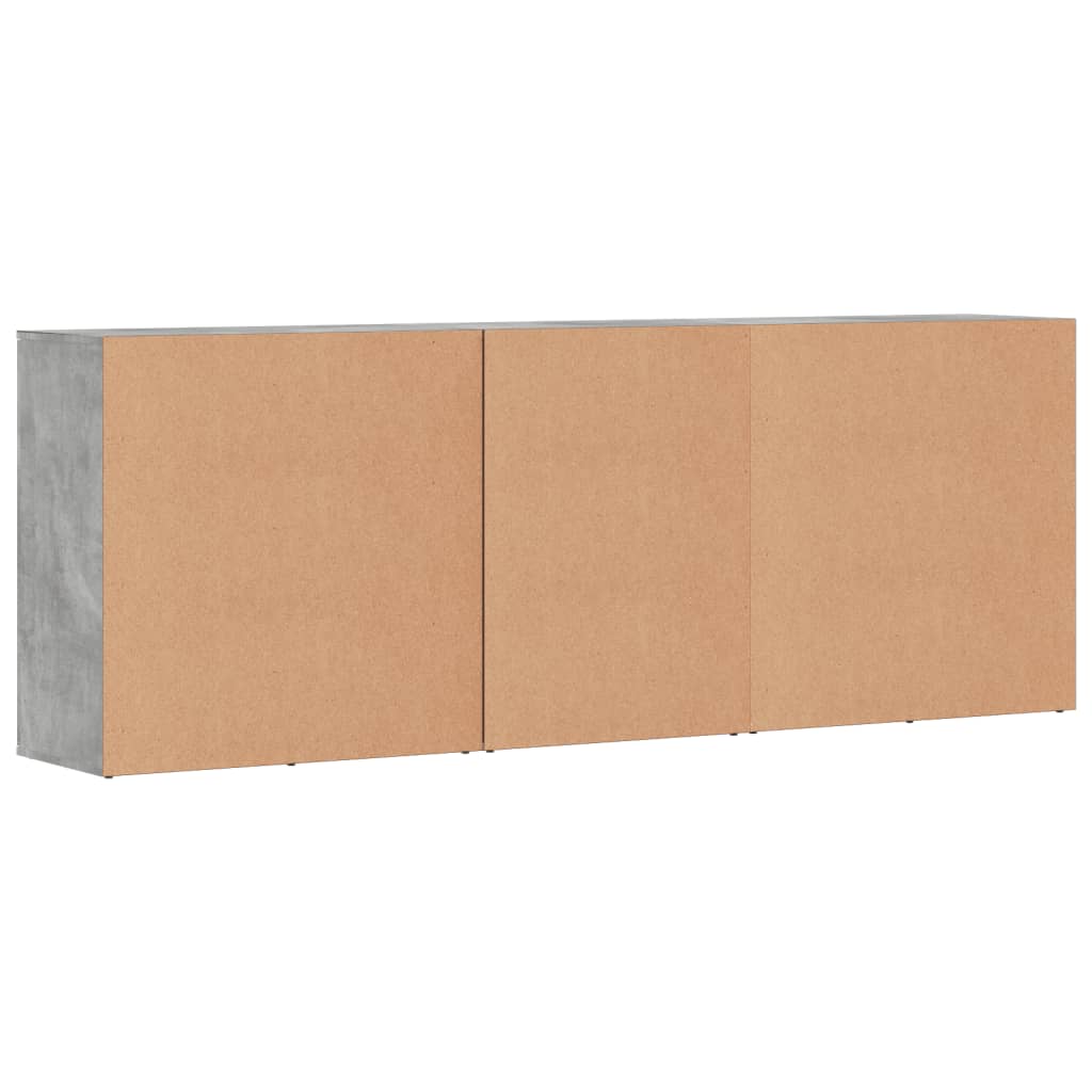 Skjenk Betonggrå 3 stk