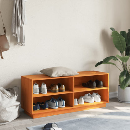 TV-Møbel Tre Brun Tv-benk voksbrun 110x34x45 cm heltre furu