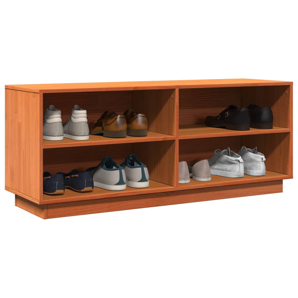 TV-Møbel Tre Brun Tv-benk voksbrun 110x34x45 cm heltre furu
