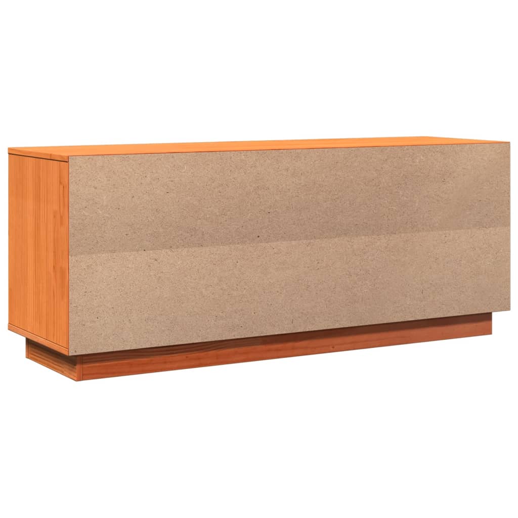 TV-Møbel Tre Brun Tv-benk voksbrun 110x34x45 cm heltre furu