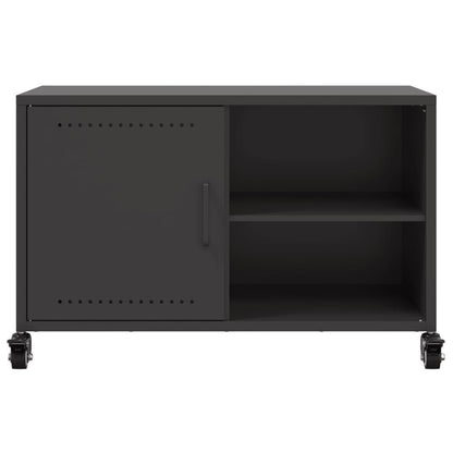 TV-benk svart 68x39x43,5 cm stål