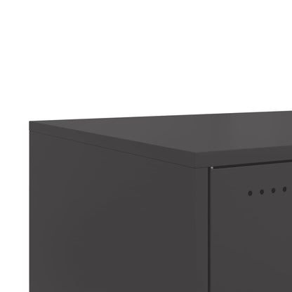 Salongbord Sofabord Svart 68x50x43,5 cm stål