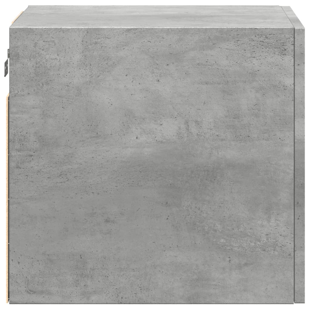 Veggskap betonggrå 40x42,5x40 cm konstruert tre