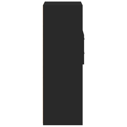 Bokhylle Svart 40x42,5x124 cm