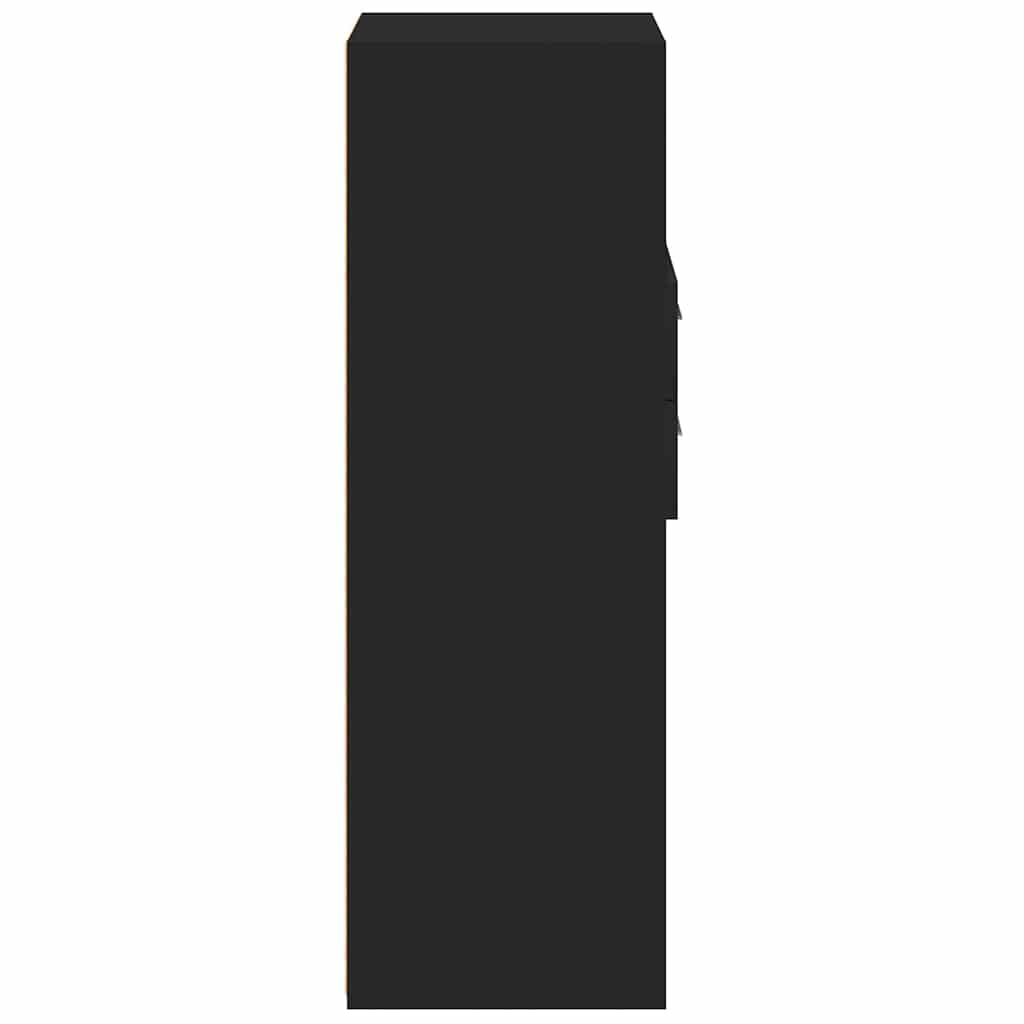 Bokhylle Svart 50x42,5x124 cm