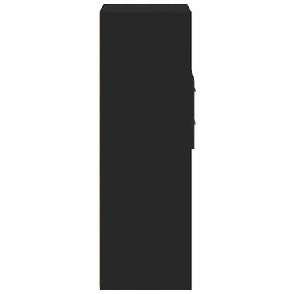Bokhylle Svart 50x42,5x124 cm