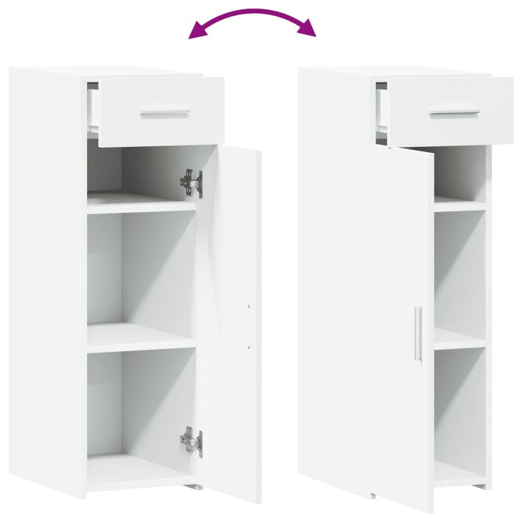 Skjenk Hvit 30x42,5x93 cm