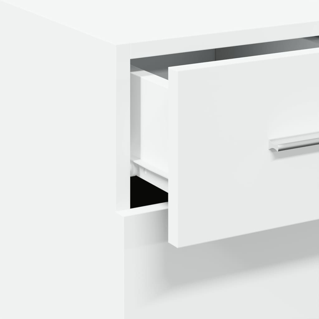 Skjenk Hvit 30x42,5x93 cm