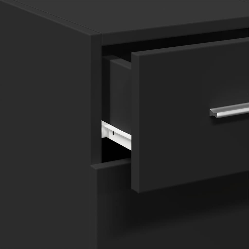 Skjenk Svart 30x42,5x93 cm