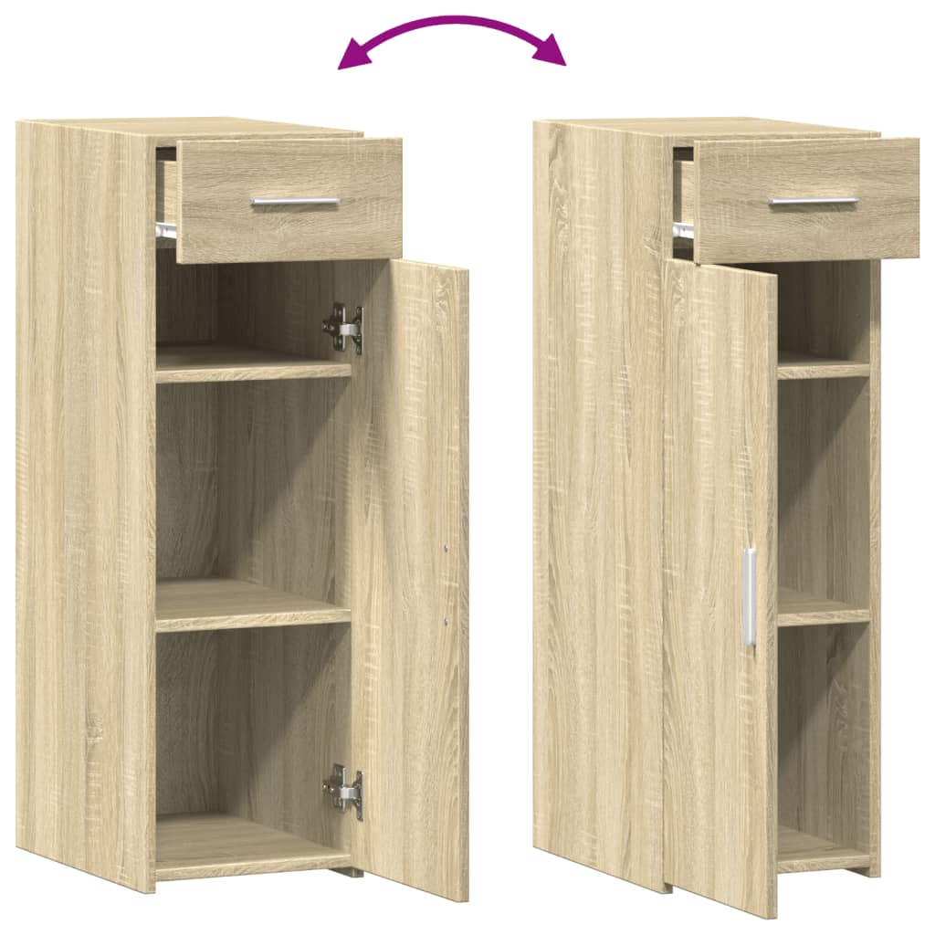 Kommode Sonoma Eik 30x42,5x93 cm