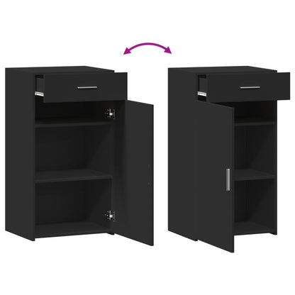 Skjenk Svart 50x42,5x93 cm