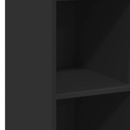 Bokhylle Svart 30x41x124 cm