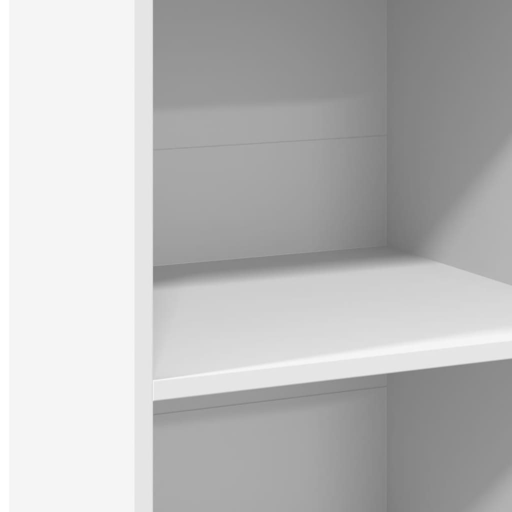 Bokhylle Hvit 45x41x124 cm