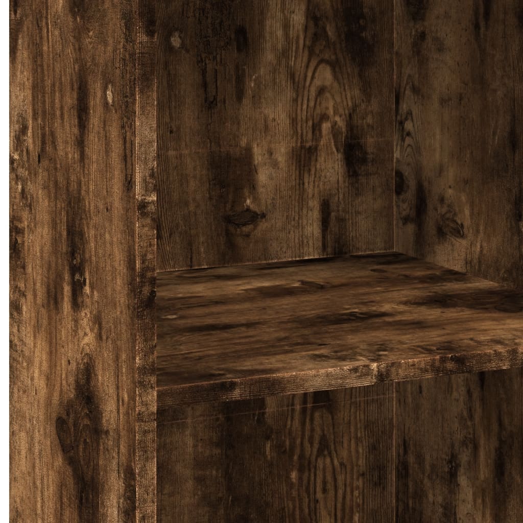 Bokhylle Røkt Eik 45x41x124 cm