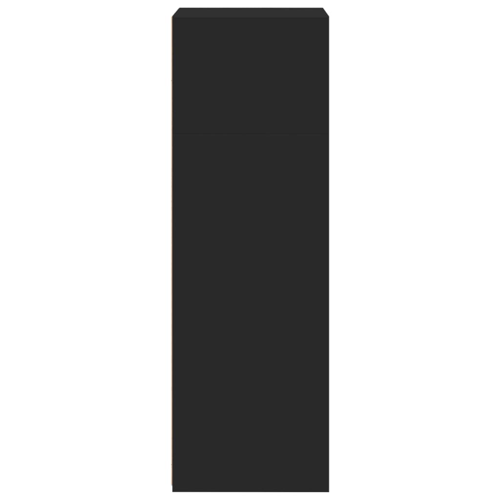 Bokhylle Svart 50x41x124 cm