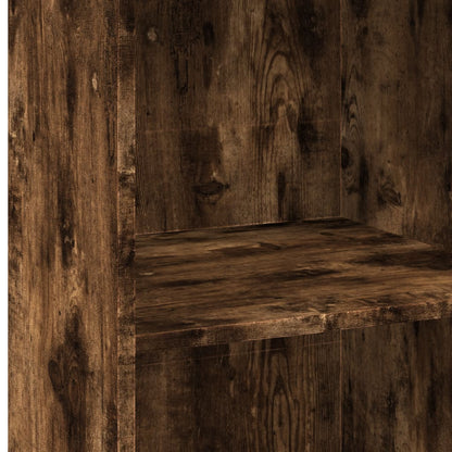 Bokhylle Røkt Eik 50x41x124 cm