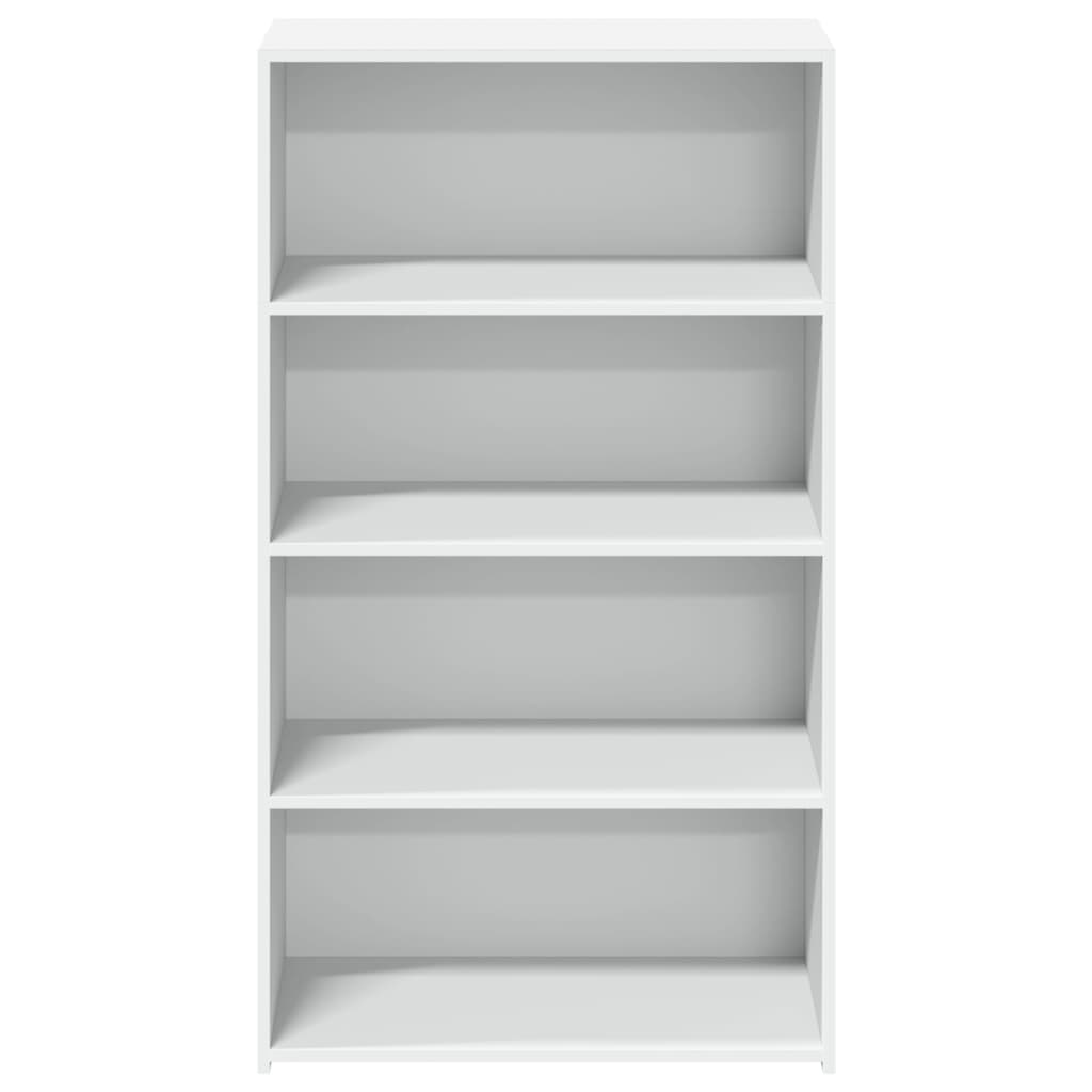 Bokhylle Hvit 70x41x124 cm