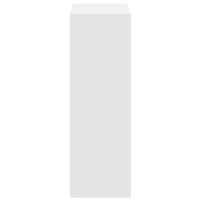 Bokhylle Hvit 70x41x124 cm