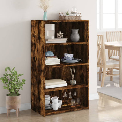 Bokhylle Røkt Eik 70x41x124 cm