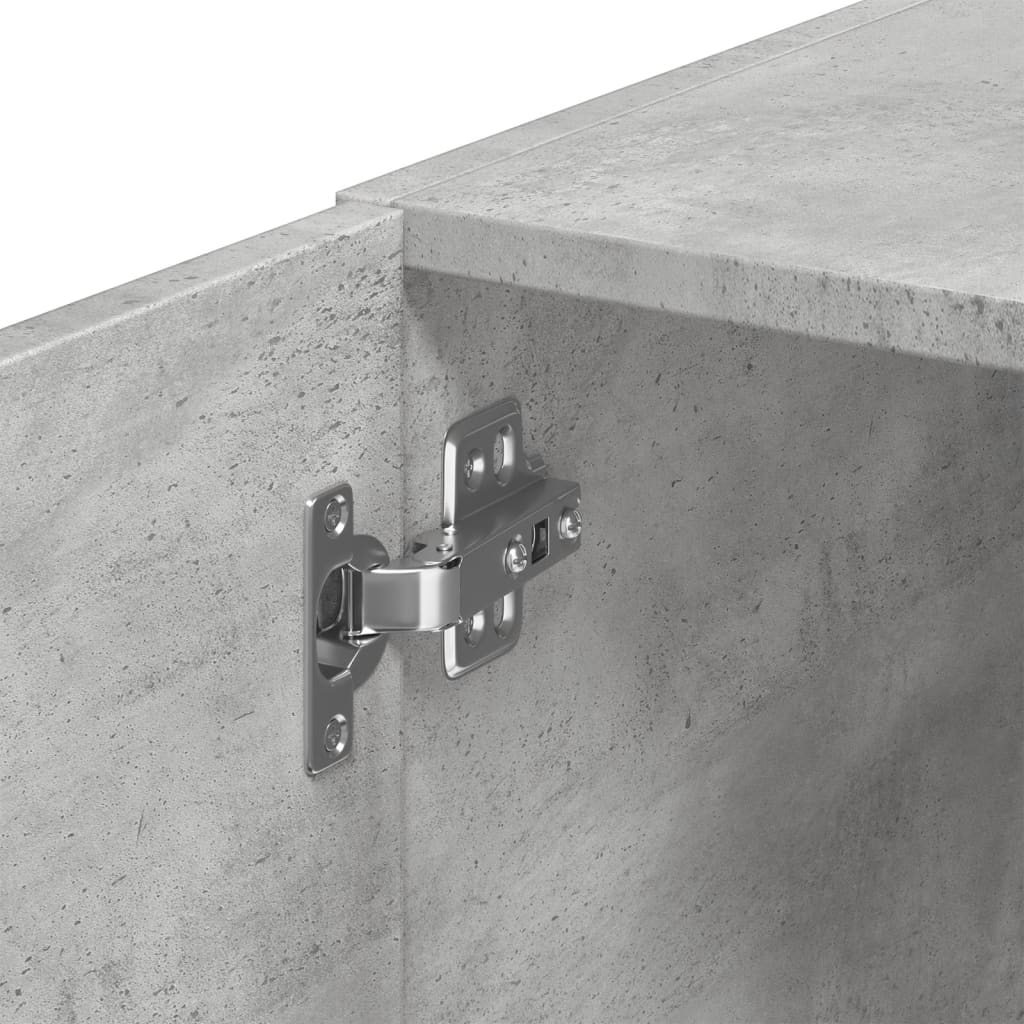 Skap Betonggrå 30x42,5x225 cm