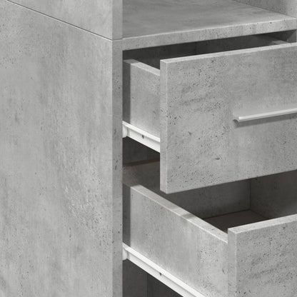 Skap Betonggrå 40x42,5x225 cm