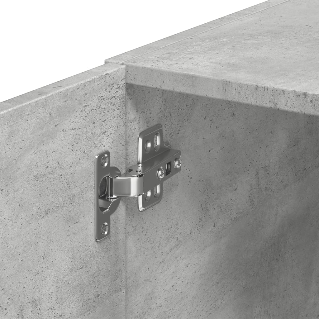 Skap Betonggrå 45x42,5x225 cm