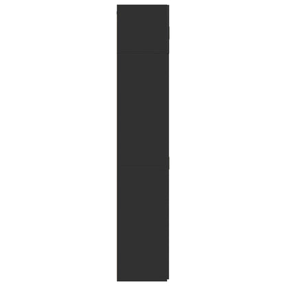 Skap Svart 70x42,5x225 cm