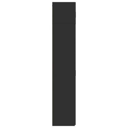 Skap Svart 70x42,5x225 cm