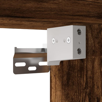 Skap Røkt Eik 70x42,5x225 cm