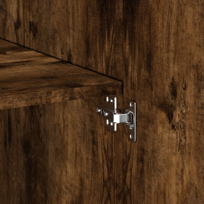 Skap Røkt Eik 80x42,5x225 cm