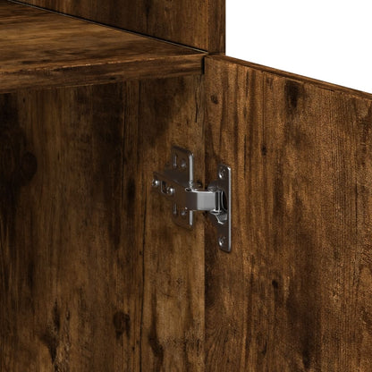 Skap Røkt Eik 80x42,5x185 cm