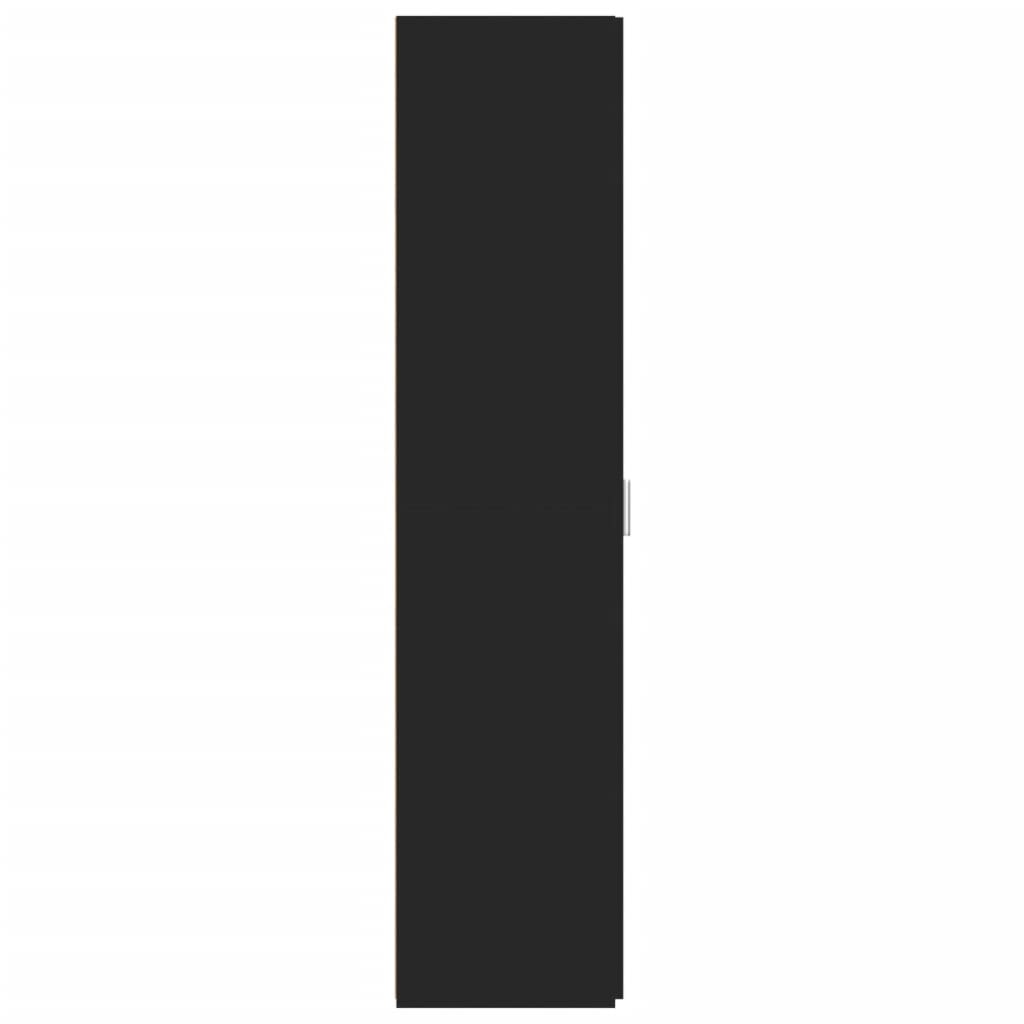 Bokhylle Svart 30x42,5x185 cm