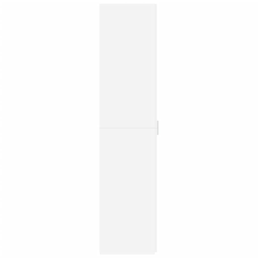 Bokhylle Hvit 40x42,5x185 cm
