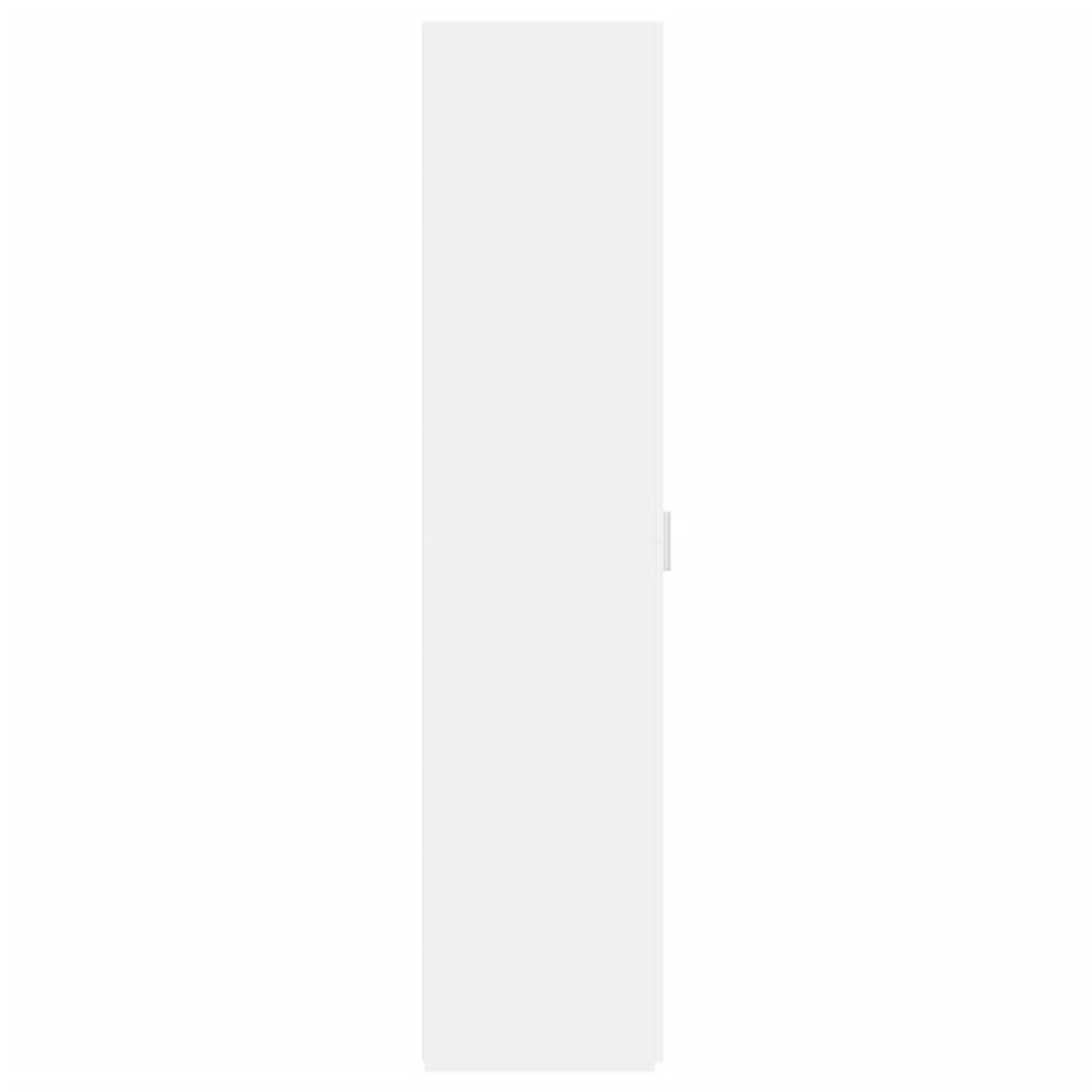 Bokhylle Hvit 45x42,5x185 cm