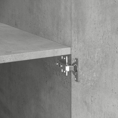 Skap Betonggrå 70x42,5x185 cm