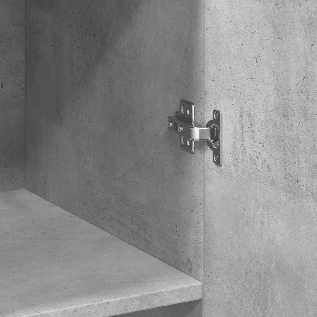 Skap Betonggrå 70x42,5x185 cm