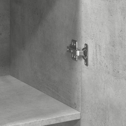 Skap Betonggrå 70x42,5x185 cm