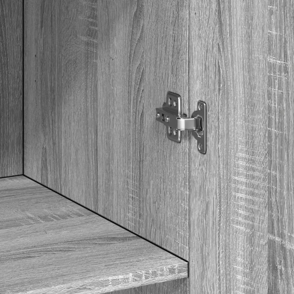 Skap Sonoma Grå 70x42,5x185 cm