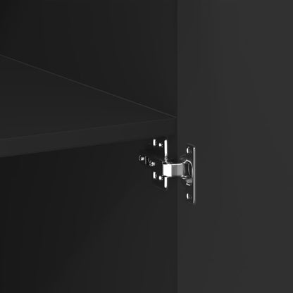 Skap Svart 80x42,5x185 cm