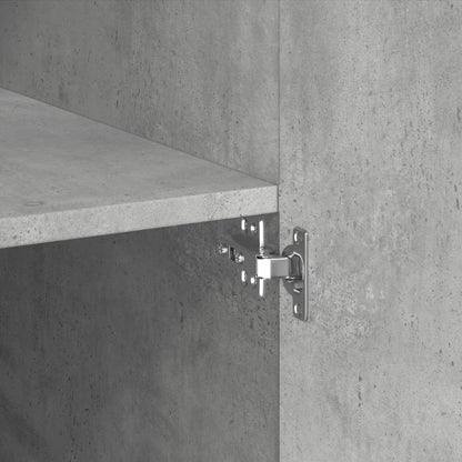 Skap Betonggrå 80x42,5x185 cm