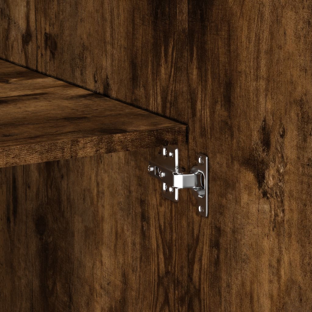 Skap Røkt Eik 80x42,5x185 cm